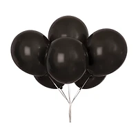 321 Party! Black Latex Balloons, 9 in, 20 ct