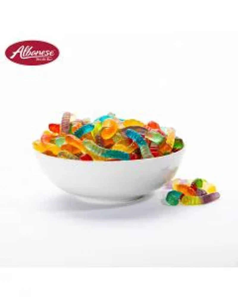 Albanese World's Best 12 Flavor Mini Gummi Worms, 7.5 oz