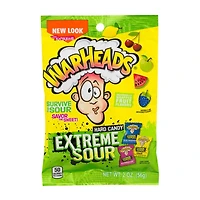 WARHEADS Extreme Sour Hard Candy, 2 oz