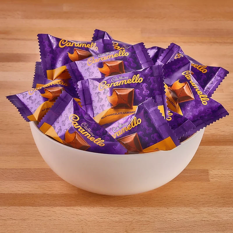 CADBURY CARAMELLO Miniatures Milk Chocolate Caramel Candy Bag, 2 oz
