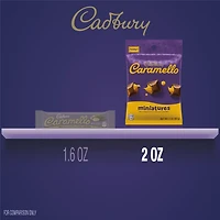 CADBURY CARAMELLO Miniatures Milk Chocolate Caramel Candy Bag, 2 oz
