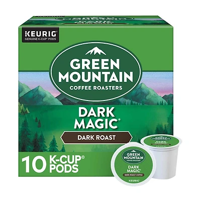 Green Mountain Coffee Roasters Dark Magic K-Cup Pods, Dark Roast, 10 ct