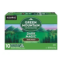 Green Mountain Coffee Roasters Dark Magic K-Cup Pods, Dark Roast, 10 ct
