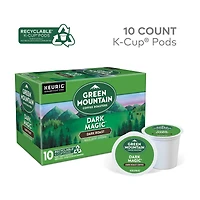 Green Mountain Coffee Roasters Dark Magic K-Cup Pods, Dark Roast, 10 ct