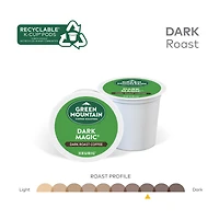 Green Mountain Coffee Roasters Dark Magic K-Cup Pods, Dark Roast, 10 ct