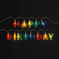 321 Party! LED Happy Birthday Garland, 4 ft.