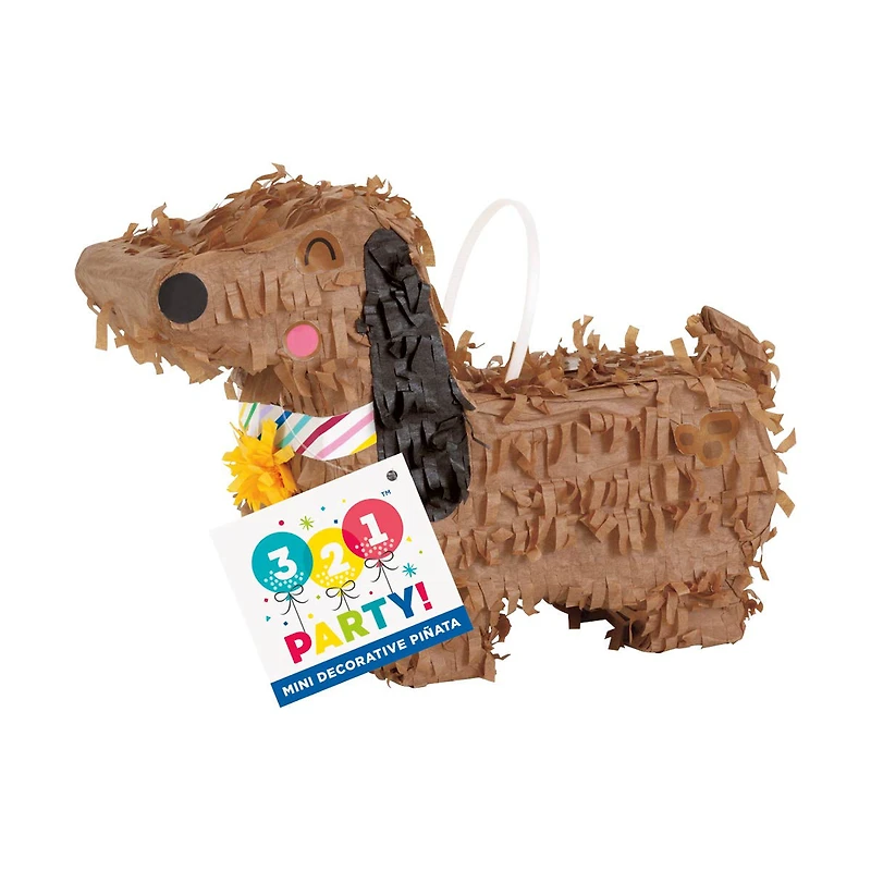 321 Party! Mini Dachshund Pinata