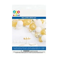 321 Party! Silver & Gold Balloon Arch Kit, 40 Piece