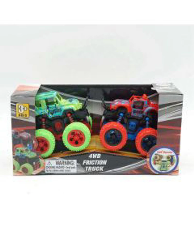 4WD Friction Trucks, 2 ct, Assorted