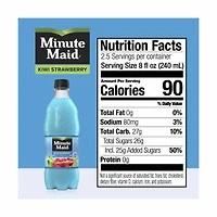Minute Maid Blue Raspberry Bottle, 20 fl oz