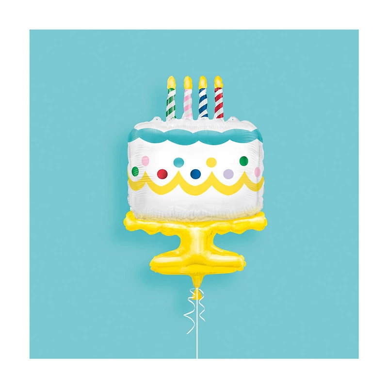 25-in. Giant Foil Birthday Cake Balloon