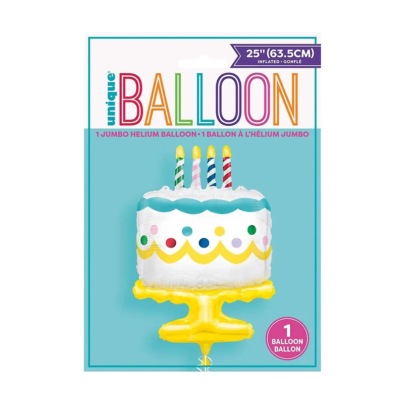 25-in. Giant Foil Birthday Cake Balloon