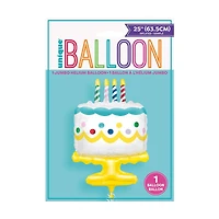 25-in. Giant Foil Birthday Cake Balloon