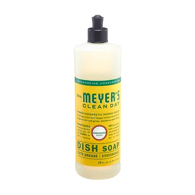 Mrs. Meyer's Clean Day Dish Soap, Honeysuckle Scent, 16 oz