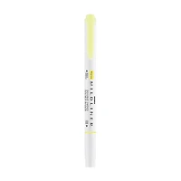 Zebra Pen Mildliner Yellow Dual-Tip Creative Highlighter