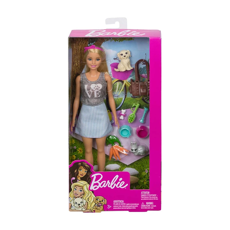 Barbie Doll and Pet Playset