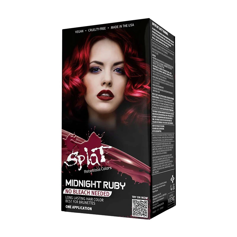 Splat Midnight Ruby Hair Color, 6 oz