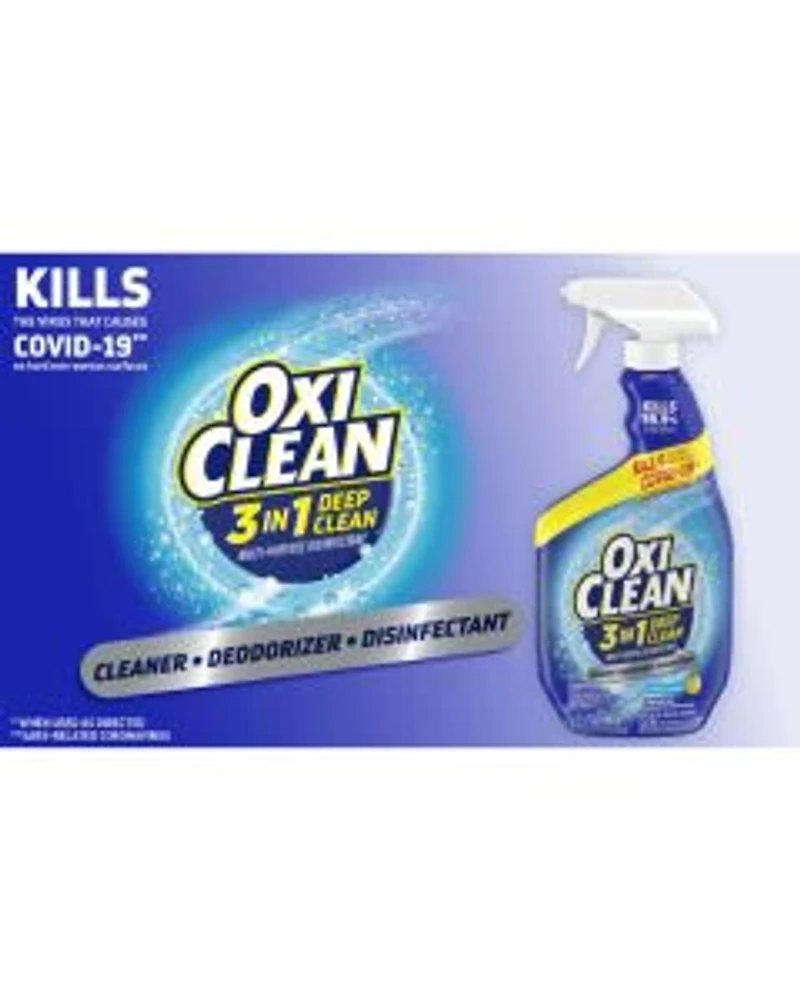 OxiClean 3 in 1 Deep Clean Multi-Purpose Disinfectant, 30 fl oz