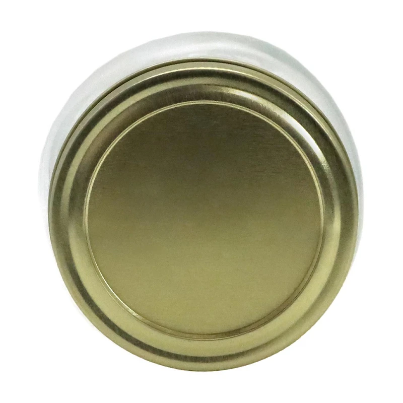 Glass Mason Jar with Metal Twist Lid, 16 oz