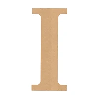 MDF Classic Letter I, 6 in.