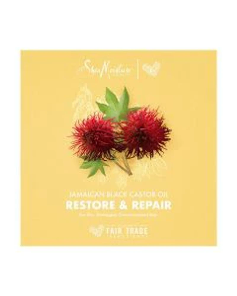 SheaMoisture Strengthen and Restore Shampoo 100% Pure Jamaican Black Castor Oil, 13 oz