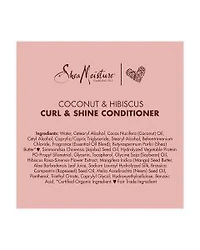 SheaMoisture Curl Shine Silicone Free Conditioner Coconut Hibiscus, 13 oz