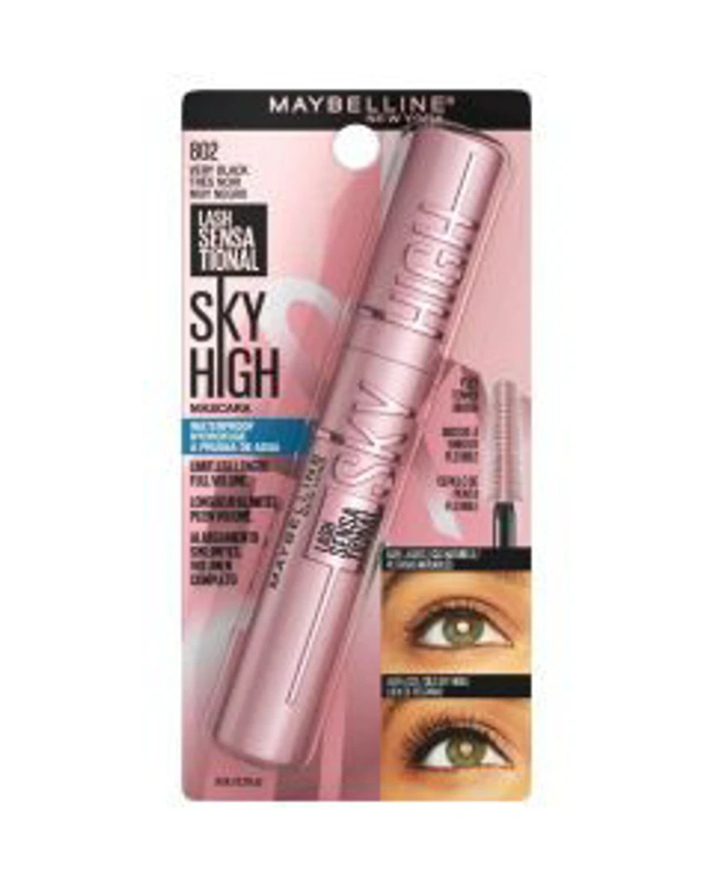 Maybelline Lash Sensational Sky High Waterproof Mascara Makeup - Very Black
