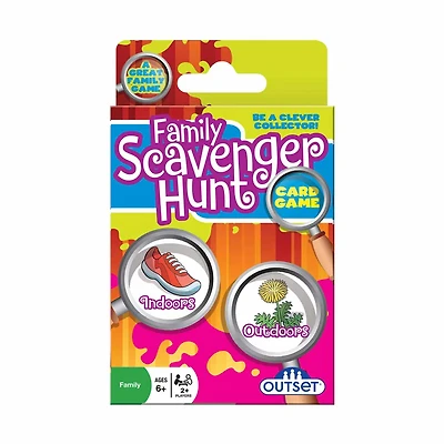 Outset Family Scavenger Hunt Card Game