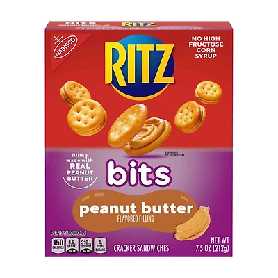 Ritz Bits Peanut Butter, 7.5 oz