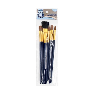 ArtSkills Crafter's Closet Watercolor Paint Brush Set, 7 ct