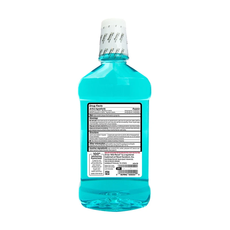 Rexall Blue Mint Mouthwash 500mL