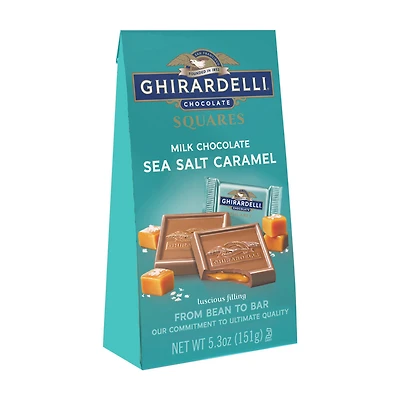 Ghirardelli Milk Chocolate Sea Salt Caramel Squares, 5.3 oz