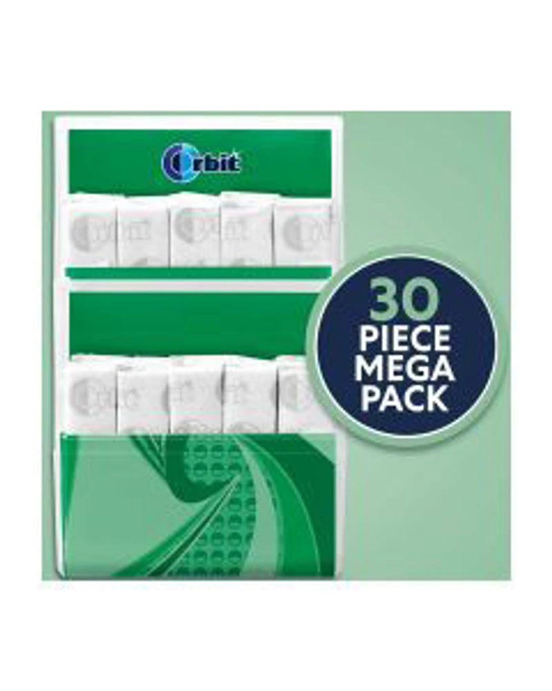 Wrigley's Orbit Spearmint Sugar Free Chewing Gum Mega Pack, 30 ct