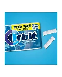 Wrigley's Orbit Peppermint Sugar Free Chewing Gum Mega Pack, 30 ct