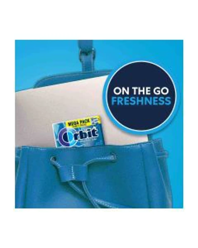 Wrigley's Orbit Peppermint Sugar Free Chewing Gum Mega Pack, 30 ct