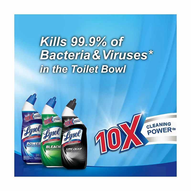 Lysol Toilet Bowl Cleaner Gel, 24 oz