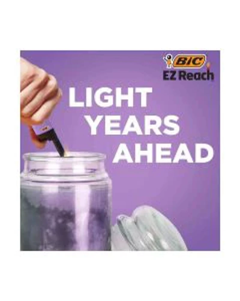 BIC EZ Reach The Ultimate Lighter with Extended Wand, 40 ct