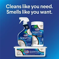 Clorox Scentiva Disinfecting Wipes, Coconut and Waterlily, 75 Count