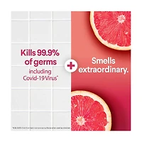 Clorox Scentiva Wipes, Bleach Free Cleaning Wipes, Tahitian Grapefruit Splash, 75 ct