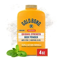Gold Bond Medicated Original Strength Body Powder, 4 oz., Talc-Free