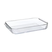 Rectangular Glass Dish, 3 qt