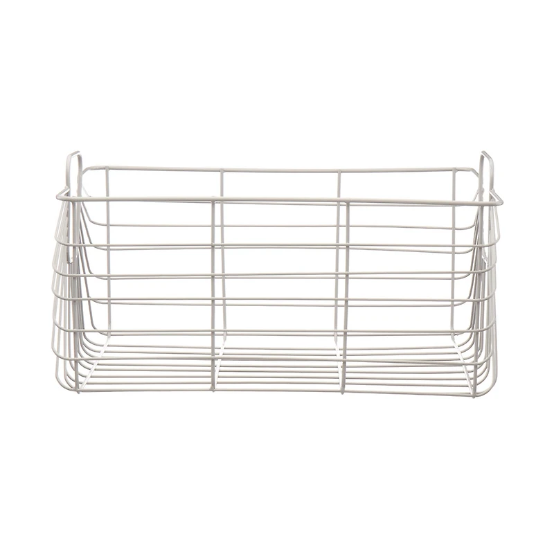 Gray Metallic Basket, Large