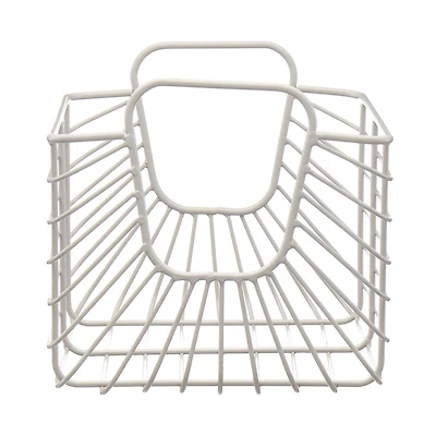 Gray Metallic Basket, Small