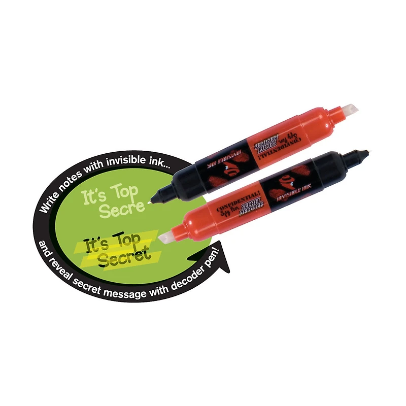 Raymond Geddes Secret Decoder Confidential 5 in 1 Spy Pens