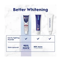 Crest Toothpaste 3DWhite Advanced Teeth Whitening, Glamorous White, 3.3 oz, 2 pk