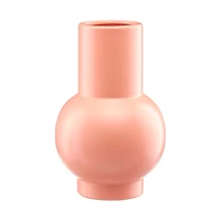Pink Ceramic Modern Ball Vase