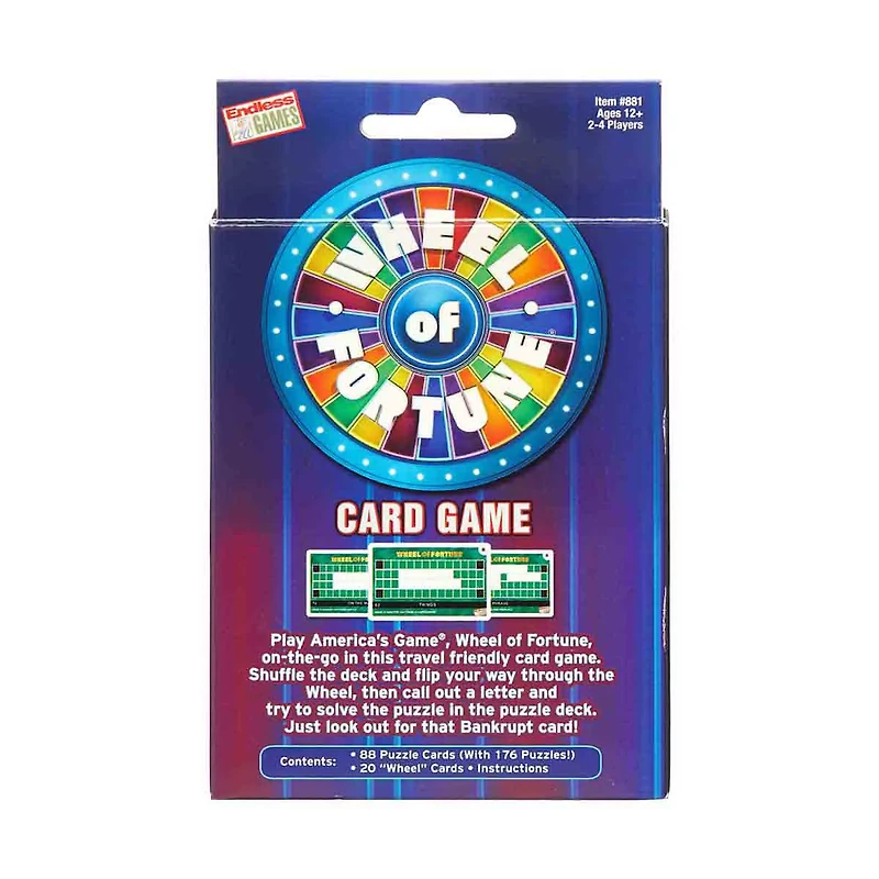 Endless Games Wheel of Fortune Card Game