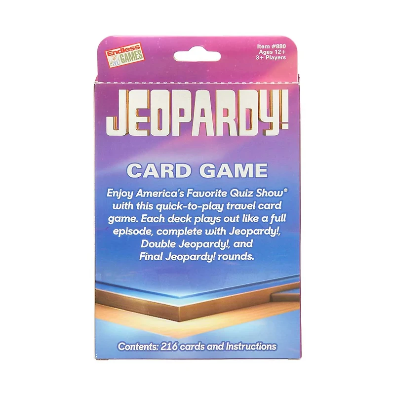 Endless Games Jeopardy! Card Game