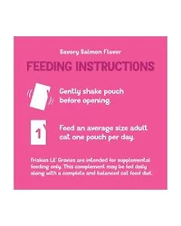 Purina Friskies Lil' Gravies Savory Salmon Flavor Complement Cat Food, 1.55 oz