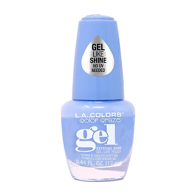 L. A. Colors Color Craze Gel Like Extreme Shine Nail Polish, Splashy, 0.44 fl oz